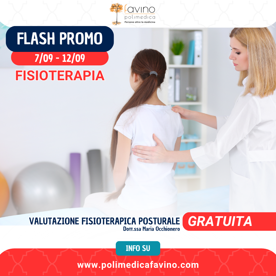 Flash Promo speciale fisioterapia Polimedica Favino dal 7 settembre al 12 settembre