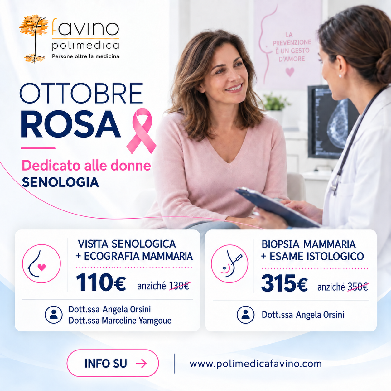 Ottobre Rosa 2026: promozione senologia
