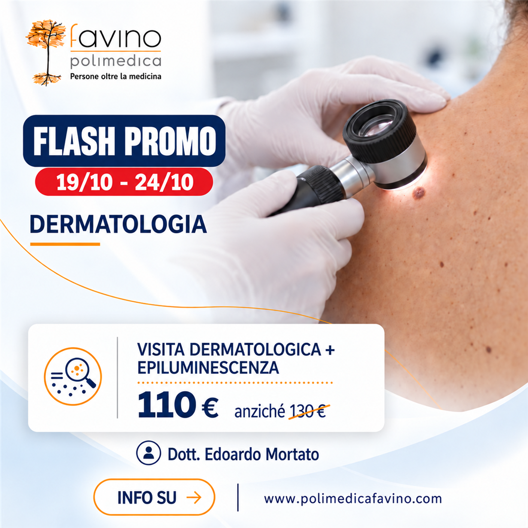 Flash Promo Dermatologia dal 19 al 24 ottobre 2026