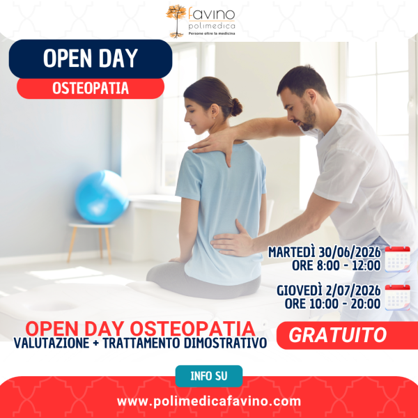 MODELLO PROMO FLASH open day osteopatia